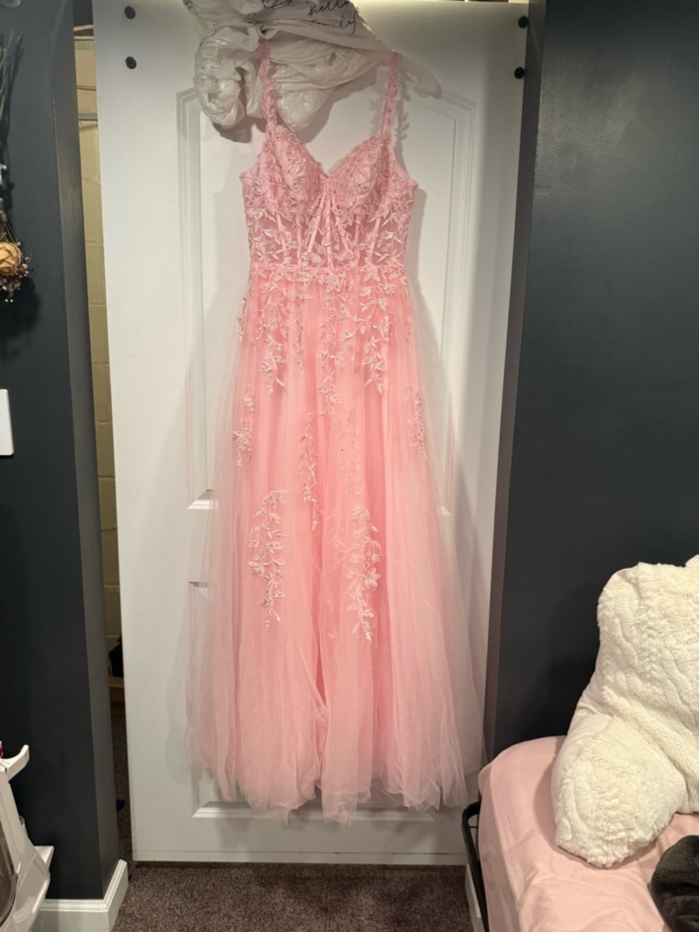 Pink prom dress